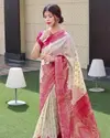 MF1460 Soft Lichi Silk Designer Wedding Sarees Wholesale Price In Surat